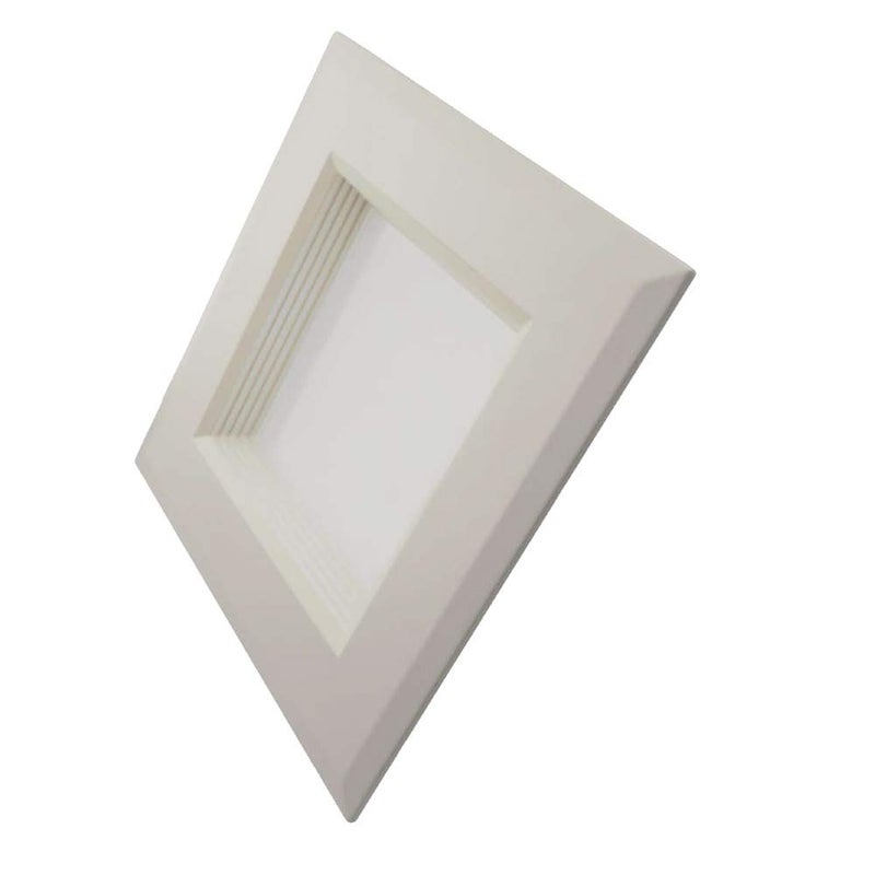 Nicor إضاءة NICOR 6 بوصة LED مربعة بيضاء مدمجة في 4000K (DQR6-10-120-4K-WH-BF) - Image 2